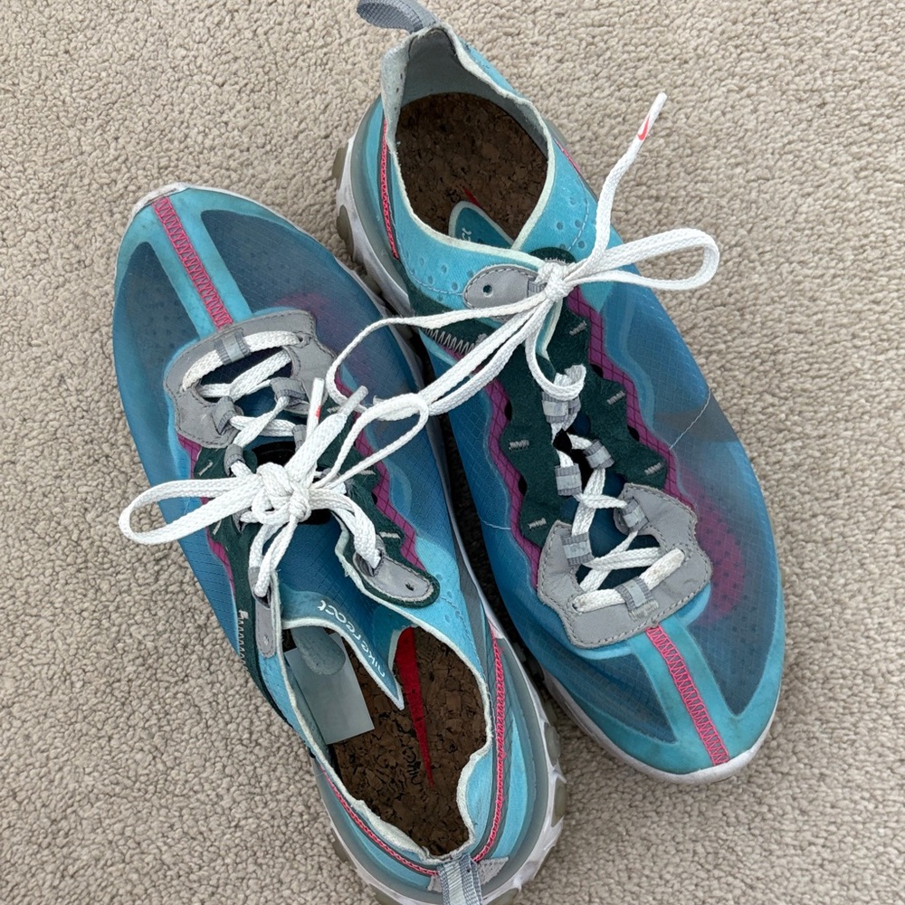 Nike React Element 87 AQ1090-400 Mens Sneakers  size 8.5